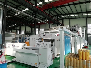 1200-1800MM PVC Cling Film Line (2 Shafts Winder)