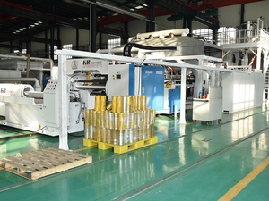 1200-1800MM PVC Cling Film Line (2 Shafts Winder)